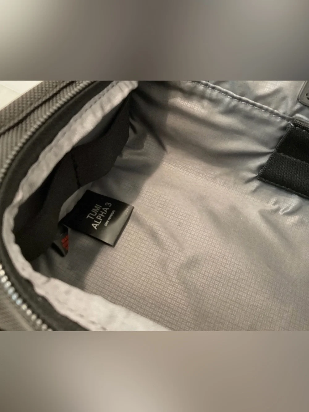NEW Tumi ALPHA 10.75” Ballistic Nylon TRAVEL DOPP Toiletry KIT - BLACK